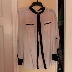 Black & White Button Down
